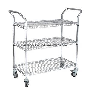 [Hot Item] NSF Anti-Static ESD Rolling Industrial Metal Utility Cart Trolley