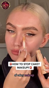 1.9K views | How to Stop Your Makeup from Looking Cakey – Easy Tips! #makeuphacks #makeuptíps #makeuptutorial #makeupartist #concealer #concealerhack | Beauty Cafe Salons | Facebook