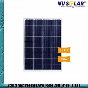 [Hot Item] VV Solar 100W 120W Perc Bifacial Photovoltaic Module Mono Solar Panel with Dual Glass