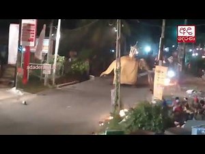 Elephant goes berserk during procession