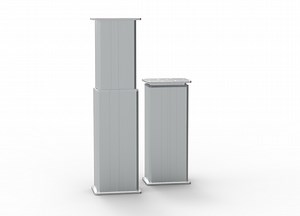 [Hot Item] Telescoping Lift Geming Car Stacker Electric Lifting Column with CE Hta2