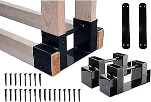 Firewood Rack-High Strength Carbon Steel Fireplace Log Holder, Outdoor Firewood Racks, for Fitting Backyard Fire Pits Wood Storage Bracket, Black