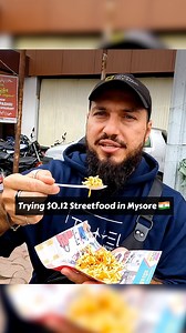 293K views · 8K reactions | Trying this street food called Rice Pops in Mysore, India  | Davud Akhundzada | Facebook