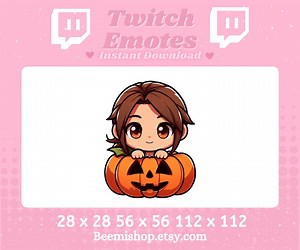 Lara Croft Tomb Raider Inside Pumpkin Spooky Halloween Scary Kawaii Cute Chibi Movie Video Games Girl Movie Twitch Discord Emotes - Etsy