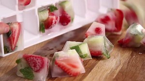 1.3K views | Fri-YAY! Get ready for the weekend, make these strawberry, cucumber and mint ice cubes now! | BerryWorld | Facebook
