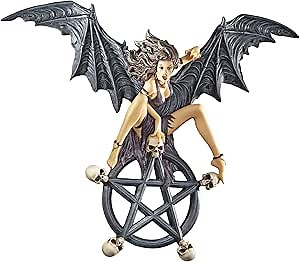 Design Toscano Temptress Traci Pentagram Wall Sculpture