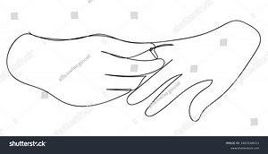 One Continuous Drawn Line Love Marriage Stock Vector (Royalty Free) 2423149111 | Shutterstock