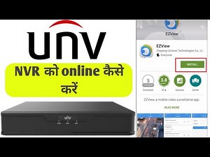 How to Online UNV NVR | EZview Mobile Configuration | EZcloud Account setup | Uniview EZview mobile