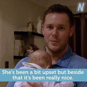 299K views · 459 reactions | Dad is left alone with his newborn baby for the first time... | Real Families | Facebook