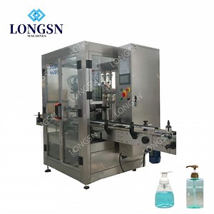 [Hot Item] Automatic Disinfectant Liquid Gel Alcohol Hand Wash Sanitizer Bottle Filling Capping Labeling Machine