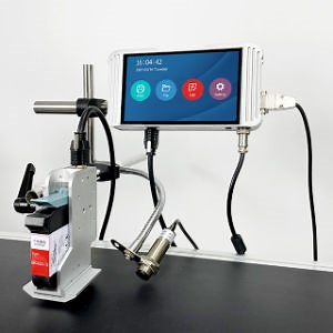 [Hot Item] Hot Selling Card Coding Batch Print Strip Bottle Cij Small Character Inkjet Code Machine Printer