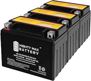 Mighty Max Battery YTX9-BS Replacement Battery compatible with KTM R 640 Adventure 99-03 - 3 Pack