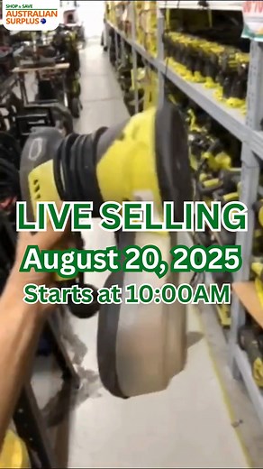 ☀️⚡ TOOL FOR 50% OFF NGAYONG UMAGA! ⚡☀️ Huwag palampasin ang MORNING LIVE SELLING ngayong 10AM! 🔧 Sulit na tools ang pwede mong makuha ng hanggang 50% OFF! 😱 👉 Ryobi Power Tools 👉 Ozito Tools 👉 Ferrex Tools 🎥 Don’t miss it! Tune in, interact, at baka ikaw na ang makakuha ng best tools ngayong umaga! 🙌 | Shop & Save Australian Surplus and More