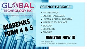12 reactions |  Unlock Your Scientific Potential at Global Technology Inc.!   Passionate about Science and Innovation? Dive into our exclusive Science Package and launch your future with revolutionary knowledge and hands-on experience! 離 Registration is ONGOING for our September Term! 離 #globaltechnology #onelove #OneGuyana #science Tel#: 225-4657 | Global Technology Inc | Facebook