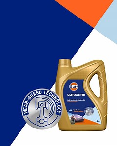2.2K views · 18 reactions | Gulf Ultrasynth is a full synthetic engine oil, its Wear-Guard Technology helps to form a protective layer on critical engine parts to minimise excessive wear. Allowing you that smooth drive experience. #GulfOil #auto #mechanics #TogetherWeAreUnstoppable | Gulf Oil | Facebook