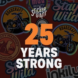 3.5K views | 128,000 customers trust us to deliver high-quality stickers and labels. | StickerGiant | Facebook