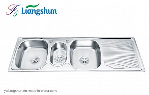 [Hot Item] Triple One Liangshun Carton Box Double Bowl Sink Customize Sinks