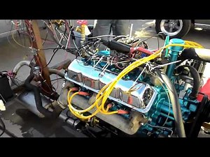 AMC 390 forged pistons engine first run from AZ AMC Restorations