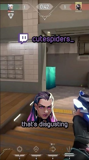 i found the freakiest valorant name… twitch: cutespiders_ #valorant