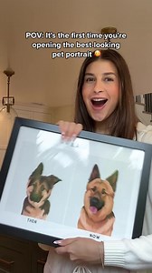 3K views | We turn your favorite photo of your furry friend into a custom desktop portrait designed by actual artists. | West & Willow | Facebook