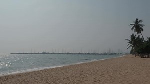 Download Beach Sand and Sea. Pattaya beach which one of the famous sea locations in Thailand. for free