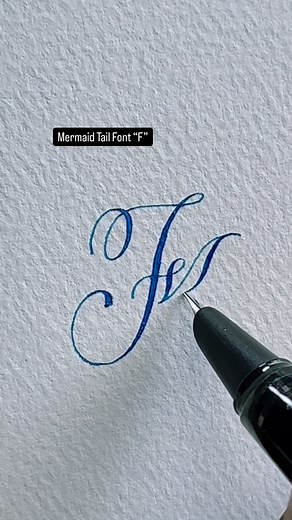 Mermaid Tail Font “F”. . . . . . . . . . . . . . . . . . . . . . . . . . . . . . . . . . . . . . . . . . . . . . . . .. . . . . . . . . . . . . . . . . . . . . . . . . . . . . . . . . . . . . . . . . . . . . . . . . . . . . . . . . . . . . . . . . . . . . . . . . . . . . . . . . . . . . . . . . . . . . . . . . . . . . . . . . . . . . . . . . . . . . . . . . . . . . #calligraphy #lettering #handwriting #cursive #reels | MtCrafte