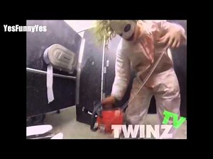 Chainsaw Scare Prank