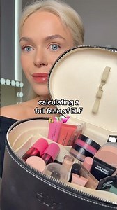 Calculating a full face of ELF 💰🧚🏻💕