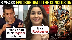 Baahubali 2 celebrates 3 years today. Let's take a look at what Bollywood celebs has said about the success of the franchise back then. Salman, Aamir, Shahid kapoor, Alia Bhatt and Ranveer Singh react. | Bollywood Now