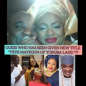 Kwam1's Ex Wife has been honoured with "YEYE MAYEGUN OF YORUBA LAND " SisiDupe Show #fypシ゚viralシ2023 #mentionedyou #everyone #highlights | SisiDupe Show