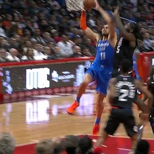 42K views · 666 reactions | Stepping up! Abdel Nader with the one handed flush.  | Oklahoma City Thunder | Facebook