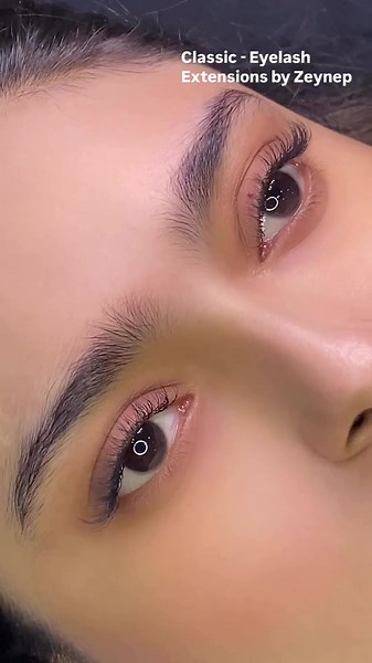Classic - Eyelash extensions | Zeynep Sheikh Studio | Model Town Chock, Multan. #eyelashes #eyelashextension #classiclashes