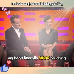 30K views · 447 reactions | Tom Cruise calmly jokes while holding a barf bag #TheGrahamNortonShow #GrahamNorton #CelebrityInterviews #TalkShowMoments #FunnyCelebReactions | Shock | Facebook