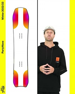 Bataleon Mens Party Wave Twin Snowboard