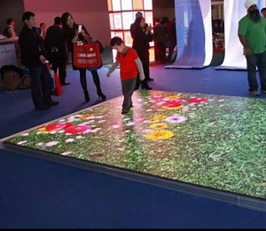 [Hot Item] P3.91 Virtual 3D Interactive LED Wall Video Dance Interactive Floor Tile Screen Display for Studios Gym Stores