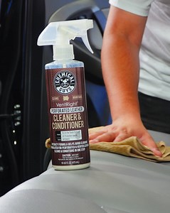 Clean deep into perforated leather with VentRight—lifts embedded grime and conditions every hole for soft, refreshed seats. | Chemical Guys