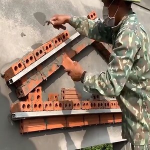 Construction techniques to finish diagonal roofs in window frames with bricks and cement | Gurman Kaur