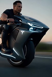 Futuristic One-Wheel Motorcycle Demo at the Tech Expo 2026 #elonmusk #tesla #futuretech #onewheel #motorcycle | LOL Junction