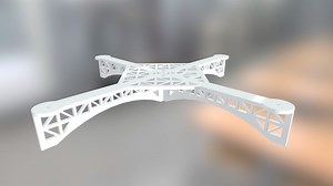 Drone frame - Download Free 3D model by Kitsuneko (@kitsuneko_3d)