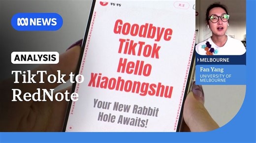 TikTok users flocking to Chinese-owned app RedNote amid ban