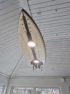 Futuristic Surfboard LED Ceiling Light – Modern Tech Design Statement Lamp - Etsy Canada