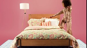 Waverly Charleston Chirp Modern Farmhouse Floral 5-Piece Reversible Quilt Bedspread Set, Daybed, Papaya