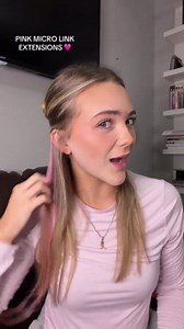 GOO GOO Micro Link Tip Hair Extensions Real Human Hair, 20inch 25g 25S, Cold Fusion Micro Link Tip, Invisible Remy Hair Extensions, #Burgundy Red