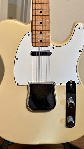 @benjbrandt demoing the blonde 1973 @fender #telecaster! This guitar sounds unbelievable in person with both pickups sounding clear and punchy yet retaining the classic tele bite. Stop by the shop today and see for yourself why this is our #pickoftheday. #nashville #guitarsdaily #fender #telecaster #vintageguitar #bluesvintagege #bvg #bvgnashville #nashville #musiccity #hipdonelson #guitarsdaily #guitarsofinstagram #guitardaily | Blues Vintage Guitars, Inc.