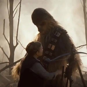 Gibt es etwas Besseres als eine Umarmung von Chewie? | Star Wars
