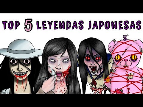 TOP 5 LEYENDAS JAPONESAS | Draw My Life Kuchisake-onna, Teke-Teke, Hachisakusama, Hikori-Kakurenbo