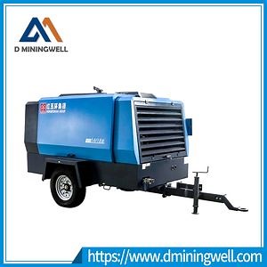 [Hot Item] Hongwuhuan Air Compressor Screw Air Compressor Diesel Engine 18 Bar Air Compressor Water Well Drilling Machine