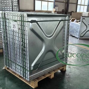 [Hot Item] Hot Dipped Galvanized Steel Water Tank for Industrial Water Storage - Iraq Modeling Water Tank