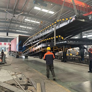 [Hot Item] 6t/8t/10t/12t/15t/20t Hydraulic Loading Container Movable Dock Leveler Yard Ramp Forklift Mobile Loading Dock Ramp