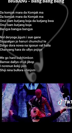BIGBANG -Bang Bang Bang, Lyrics #easylyrics #lirik #bangbangbang #bigbang #lyrics #vip